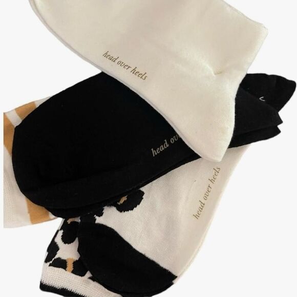 Kate Spade New York Socks Animal Print Crew Socks, One Size NWT - Picture 3 of 8